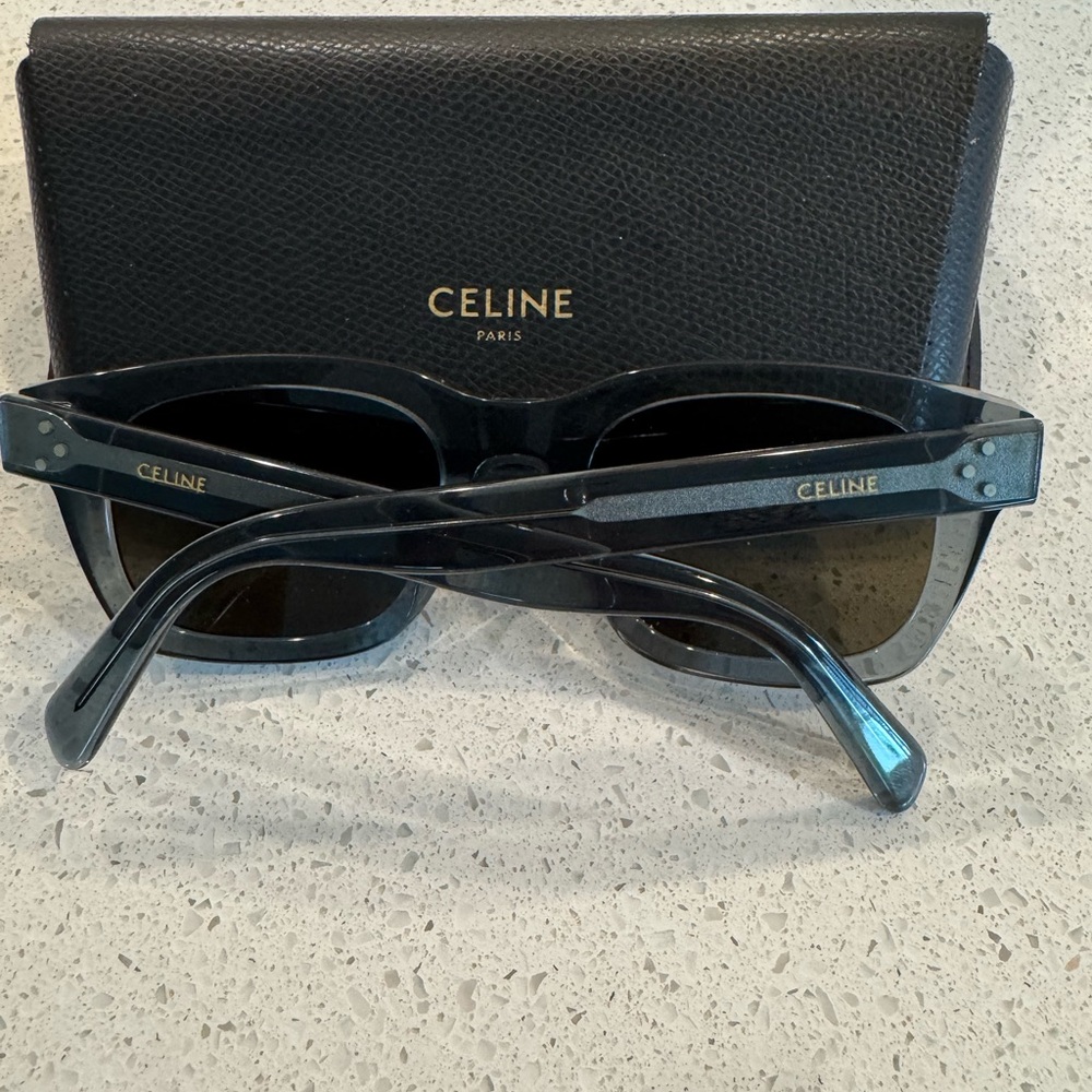 Celine Dark Gray Sunglasses with Black Case - Picture 3 of 3
